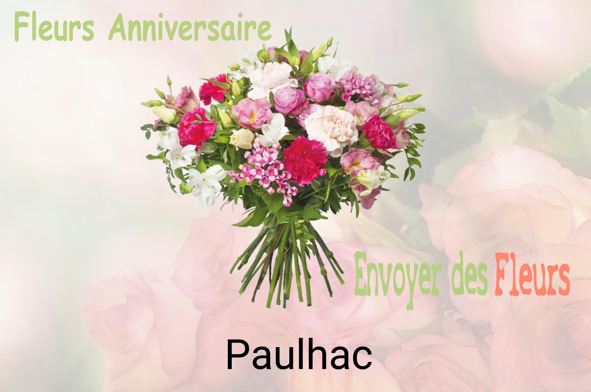 Bouquet de fleurs d’anniversaire livré à Paulhac