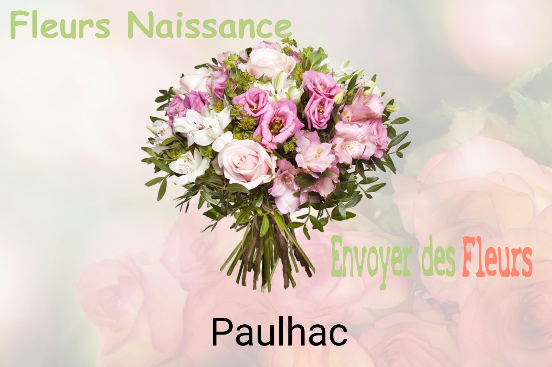 Bouquet de fleurs de naissance livré à Paulhac